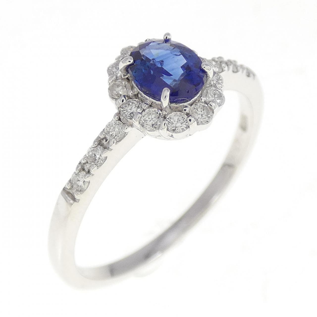 [BRAND NEW] PT Sapphire Ring 0.47CT