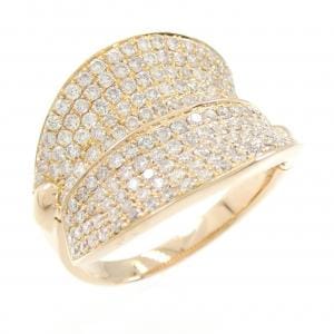 K18PG ダイヤモンド リング 1.28CT