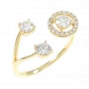 【新品】K18YG ダイヤモンド リング 0.46CT