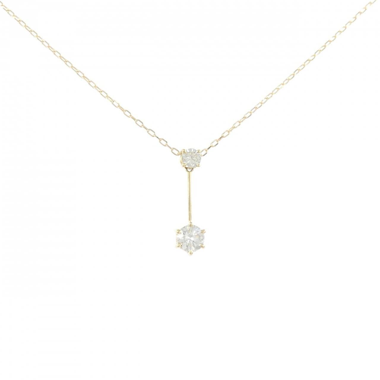 K18YG ダイヤモンド ネックレス 0.50CT