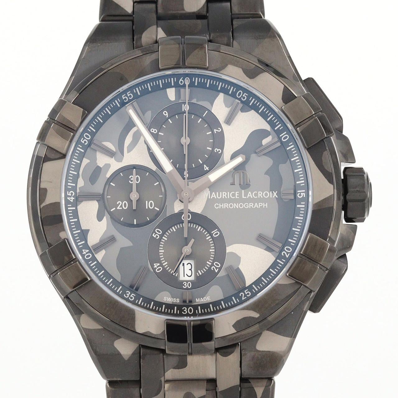 【新品】モーリス･ラクロア アイコンクロノグラフ LIMITED AI1018-PVB02-336-1 SS クォーツ