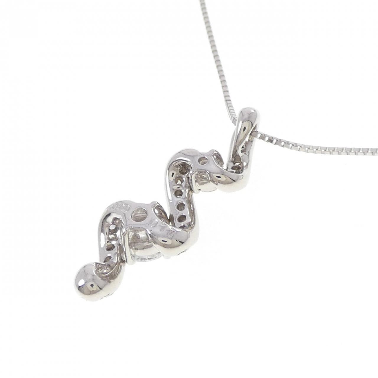 PT900/PT850 ダイヤモンド ネックレス 0.77CT