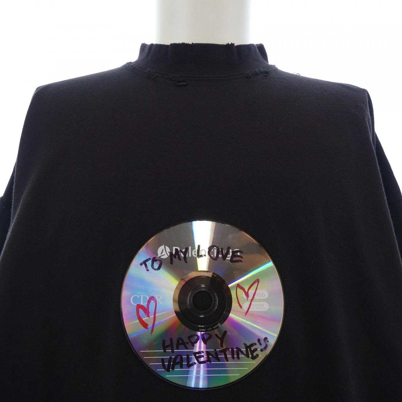 バレンシアガ BALENCIAGA TO MY LOVE 739027 TQVE4 UNISEX Tシャツ