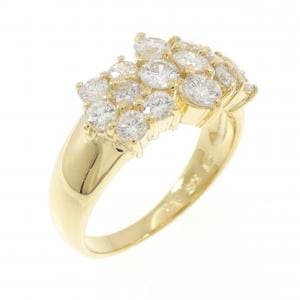 K18YG ダイヤモンド リング 1.10CT