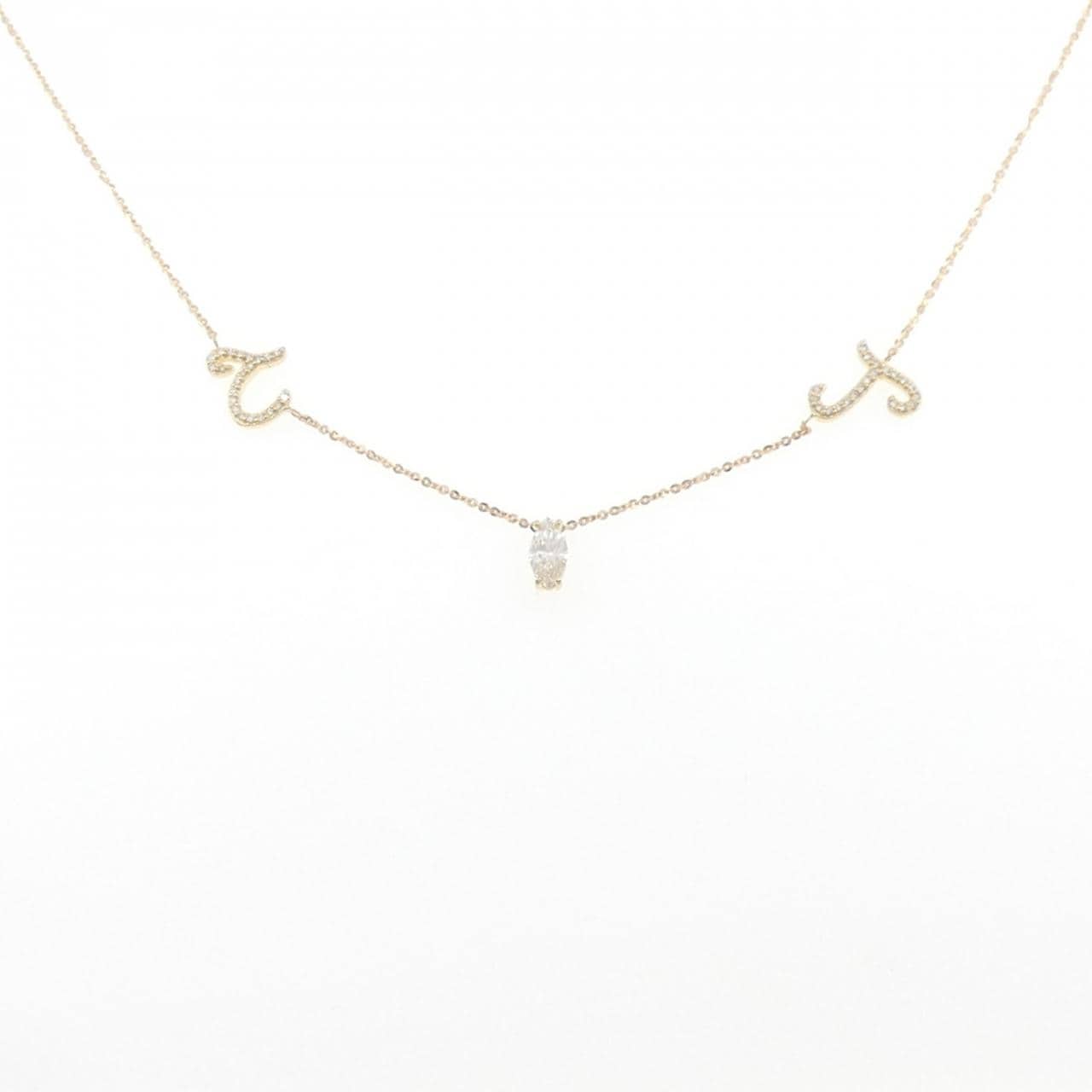 K18YG ダイヤモンド ネックレス 0.49CT