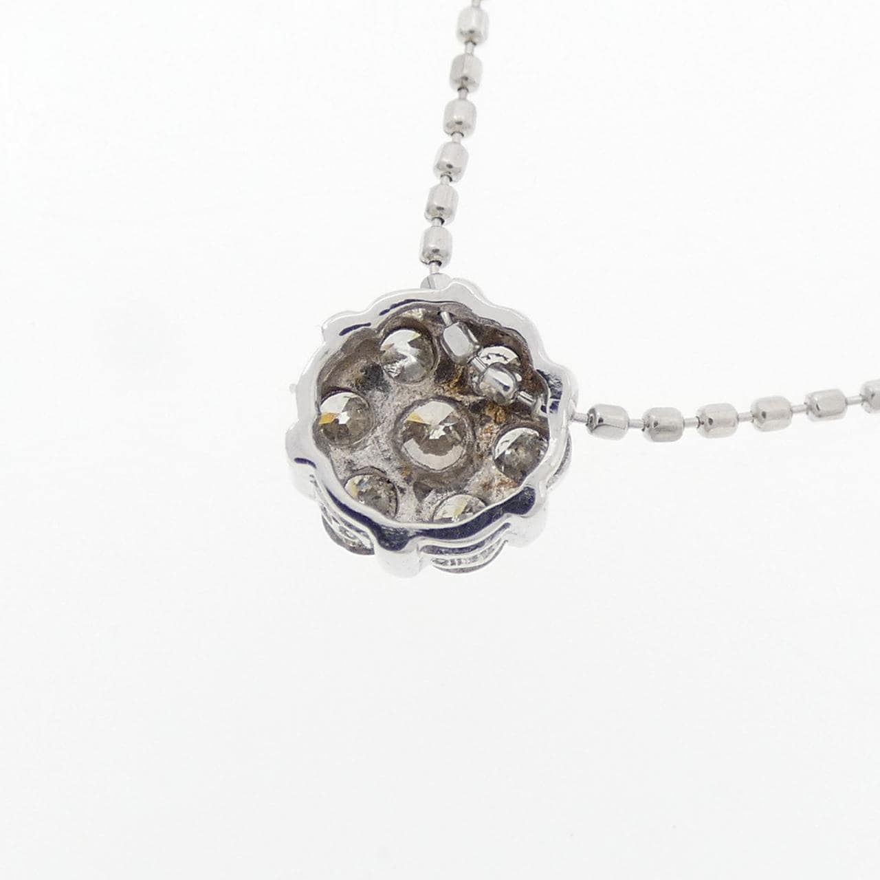 K18WG ダイヤモンド ネックレス 0.3CT
