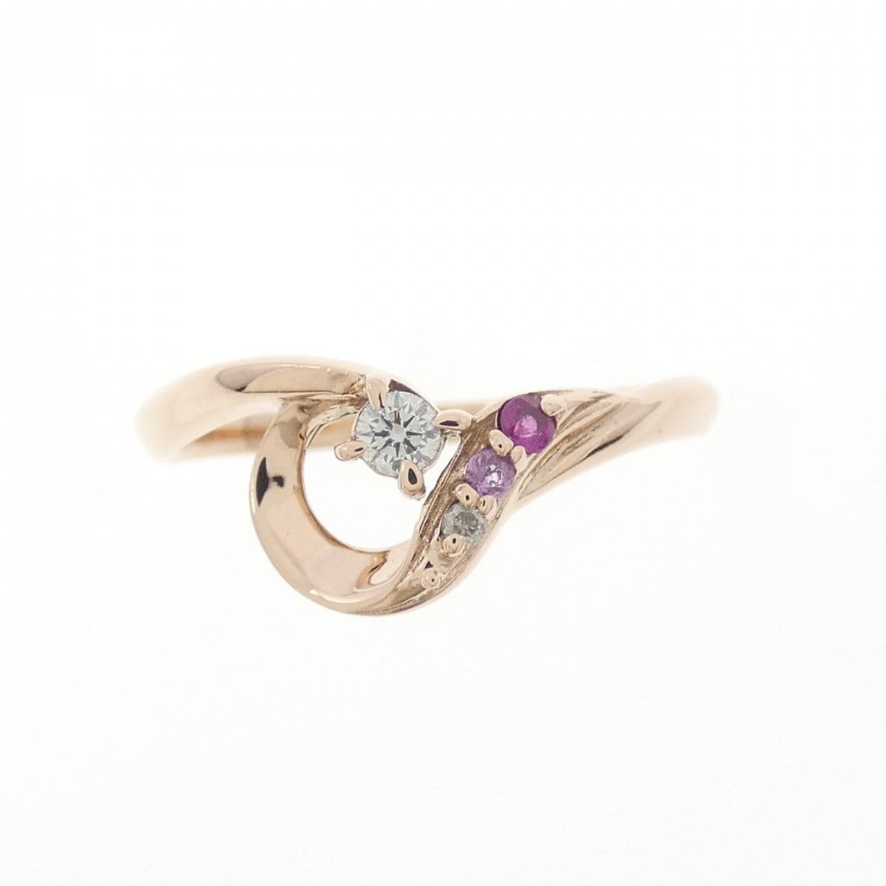 K10PG カラーストーン リング