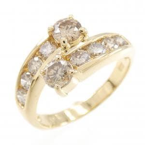 K18YG ダイヤモンド リング 1.00CT