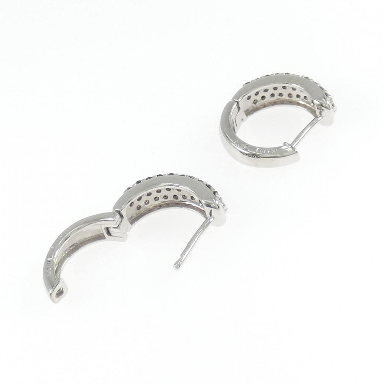 K10WG ダイヤモンド ピアス 0.50CT