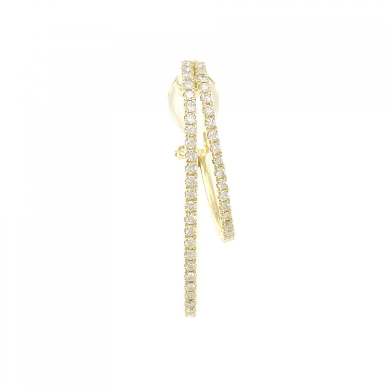 [Remake] K18YG Diamond ear cuff one ear 0.50CT