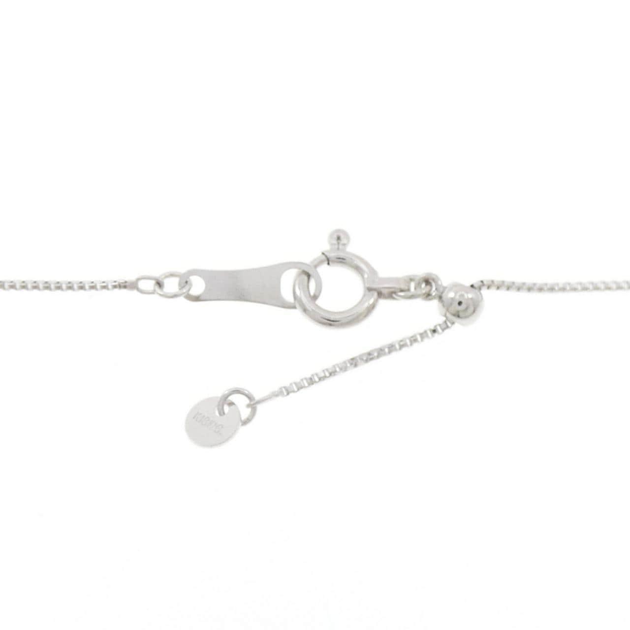 K18WG 白蝶パール ネックレス 11.9mm