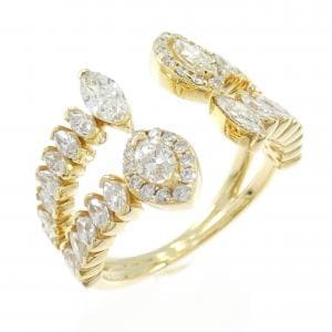 【新品】K18YG ダイヤモンド リング 1.57CT