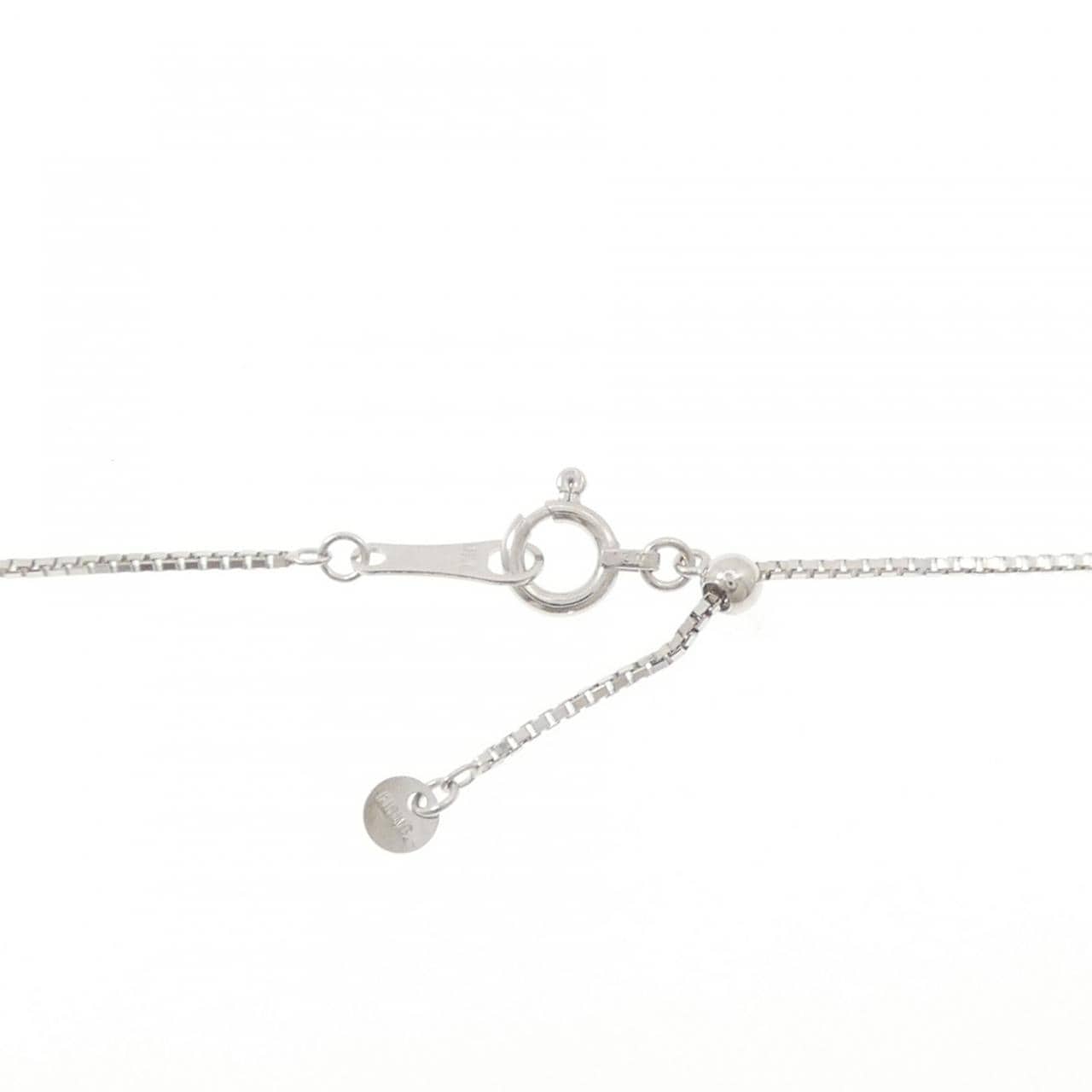 K18WG ダイヤモンド ネックレス 0.15CT