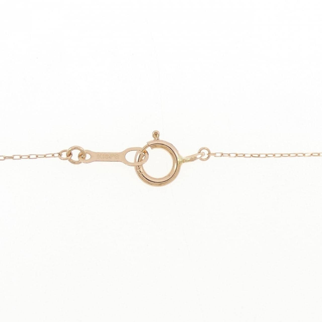 K18PG ハート ダイヤモンド ネックレス 0.08CT