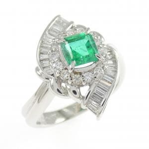 PT900 エメラルド リング 0.57CT