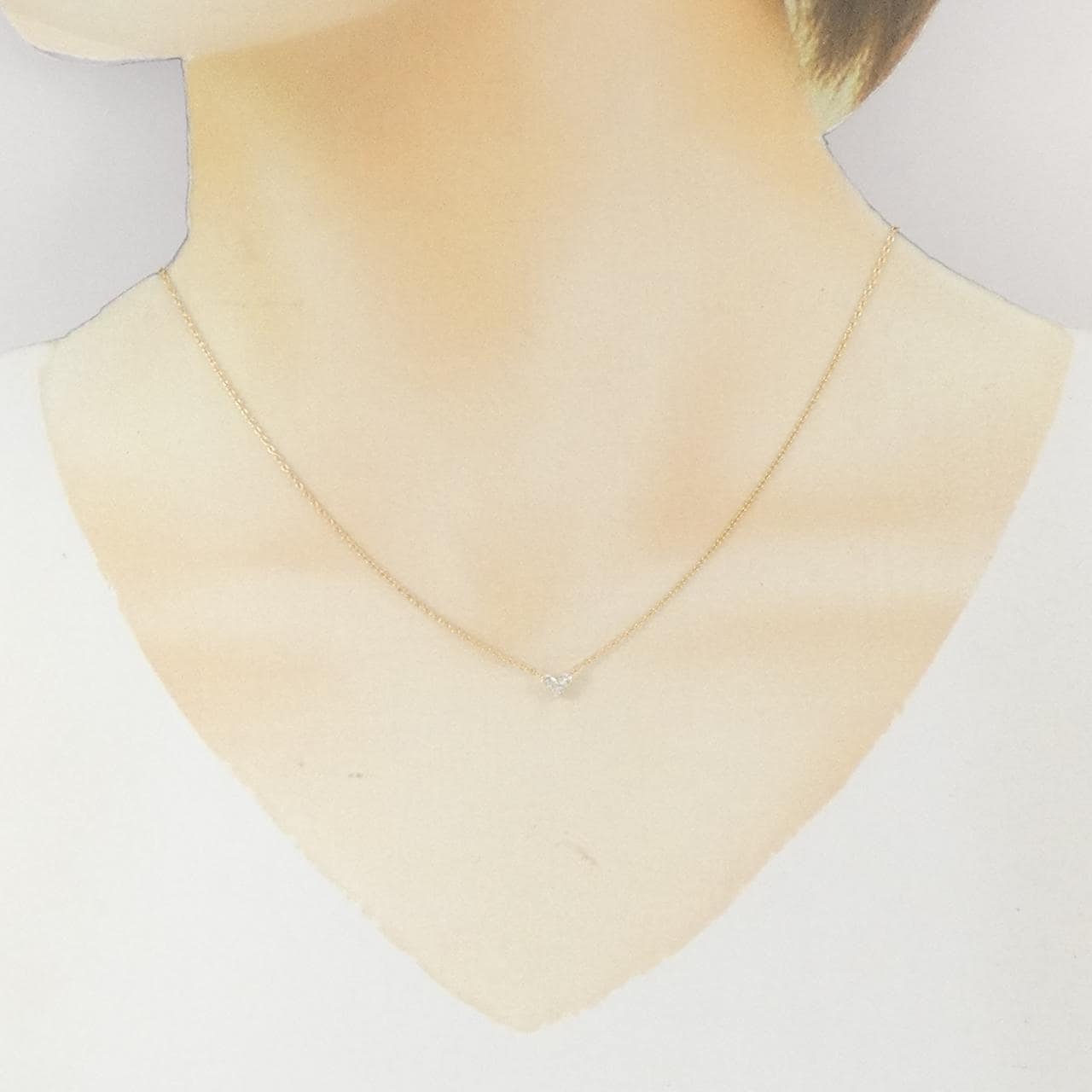 スタージュエリー ミステリアスハート ネックレス 0.10CT
