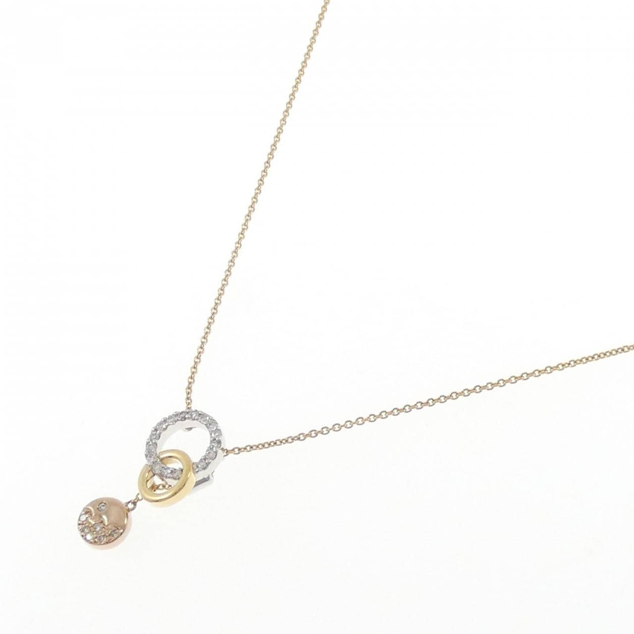 ヴァンドーム ダイヤモンド ネックレス 0.21CT