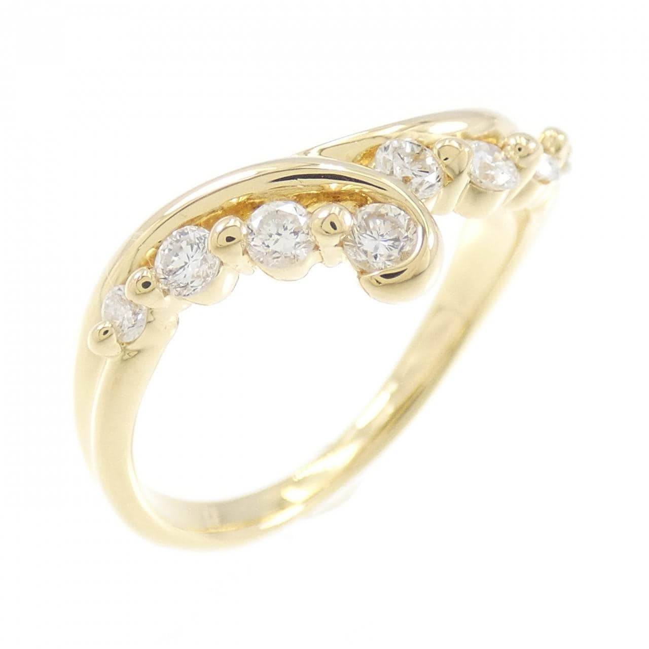 K18YG ダイヤモンド リング 0.30CT