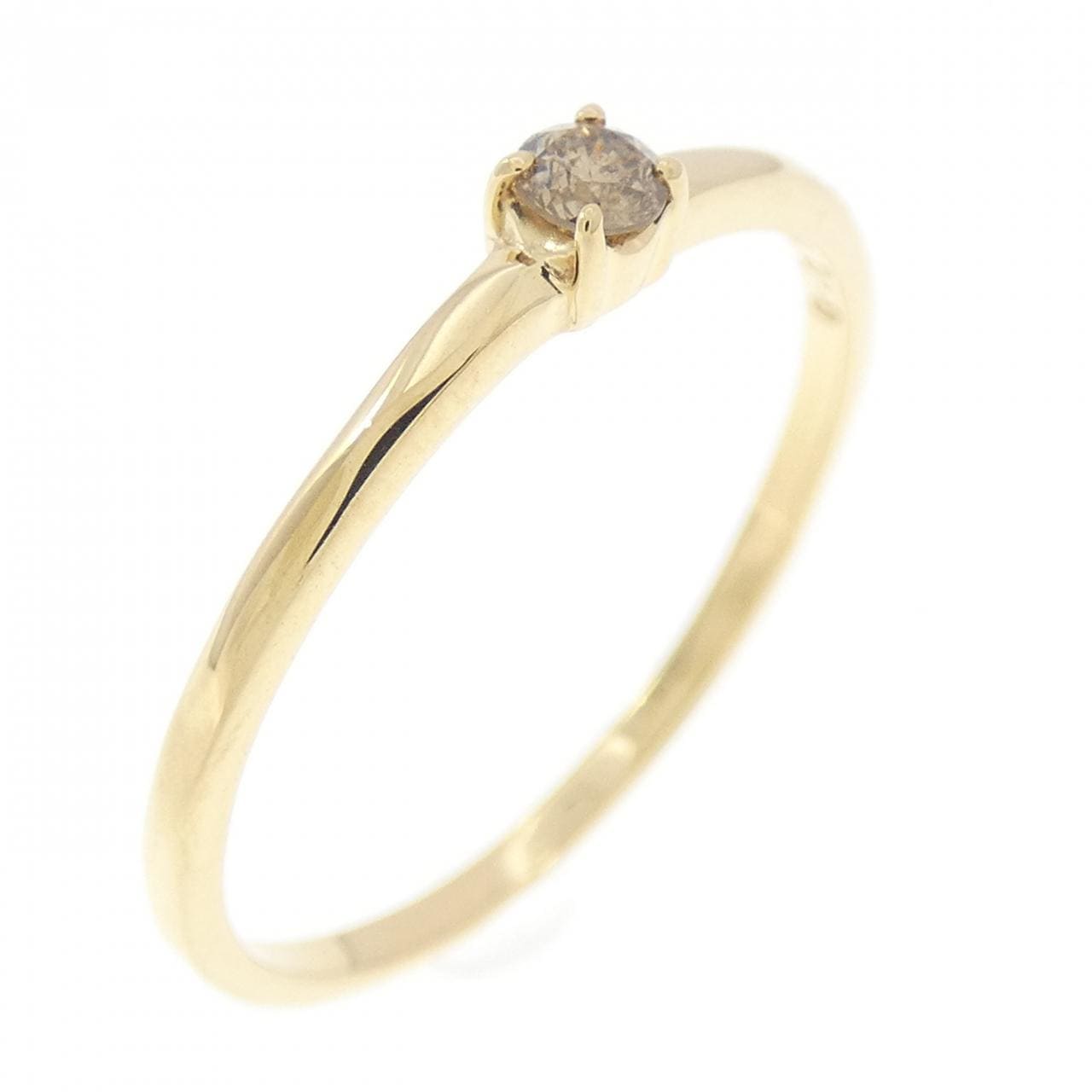 K18YG ダイヤモンド リング 0.06CT