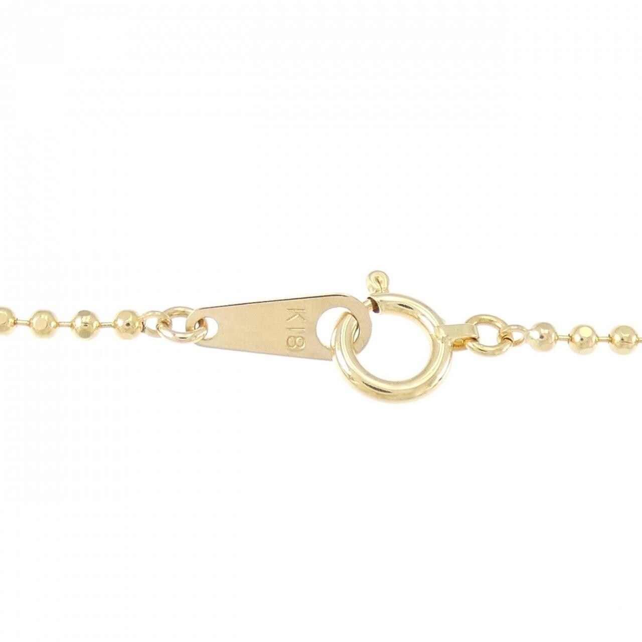 K18YG クロス ダイヤモンド ネックレス 0.30CT