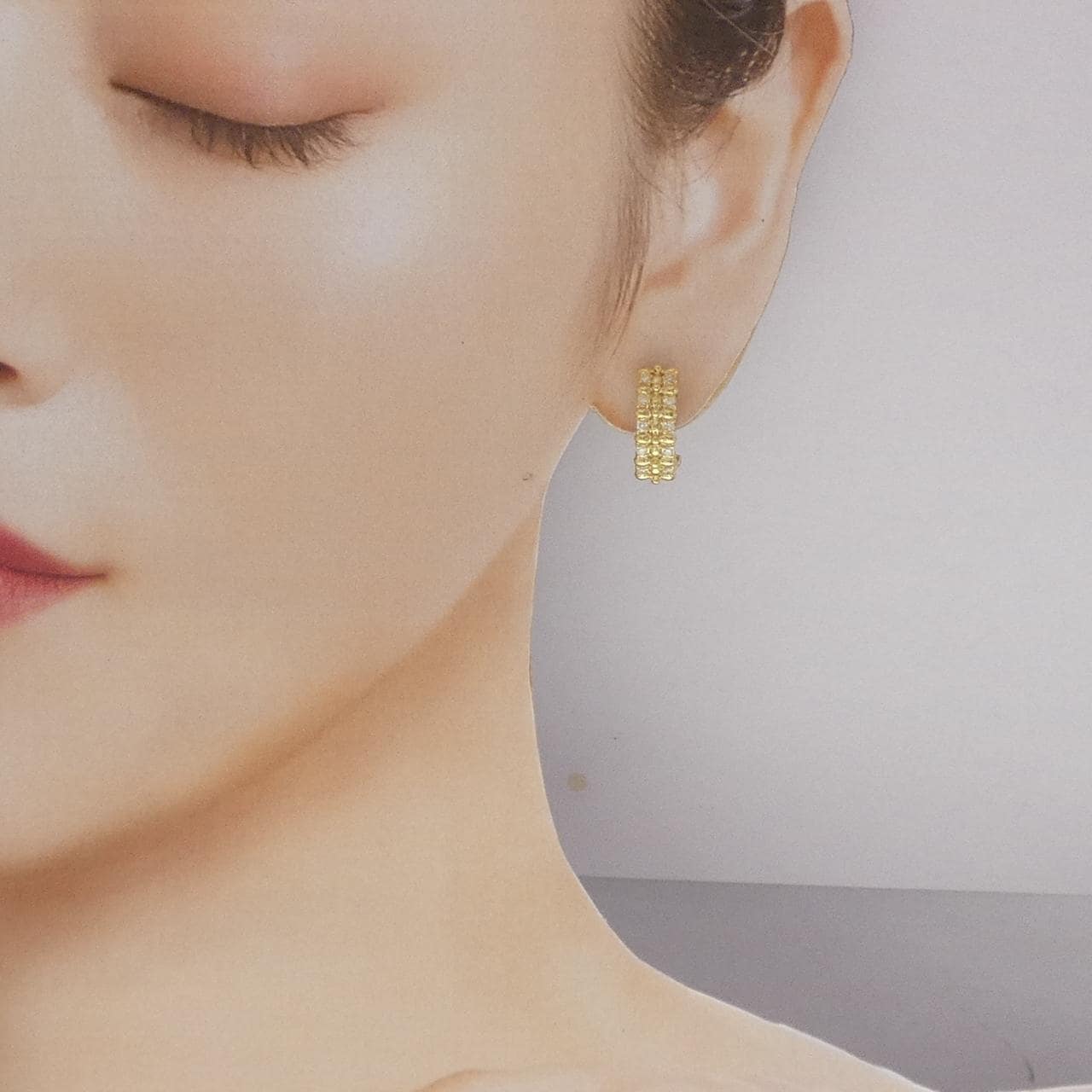 K18YG ダイヤモンド ピアス/イヤリング 0.30CT