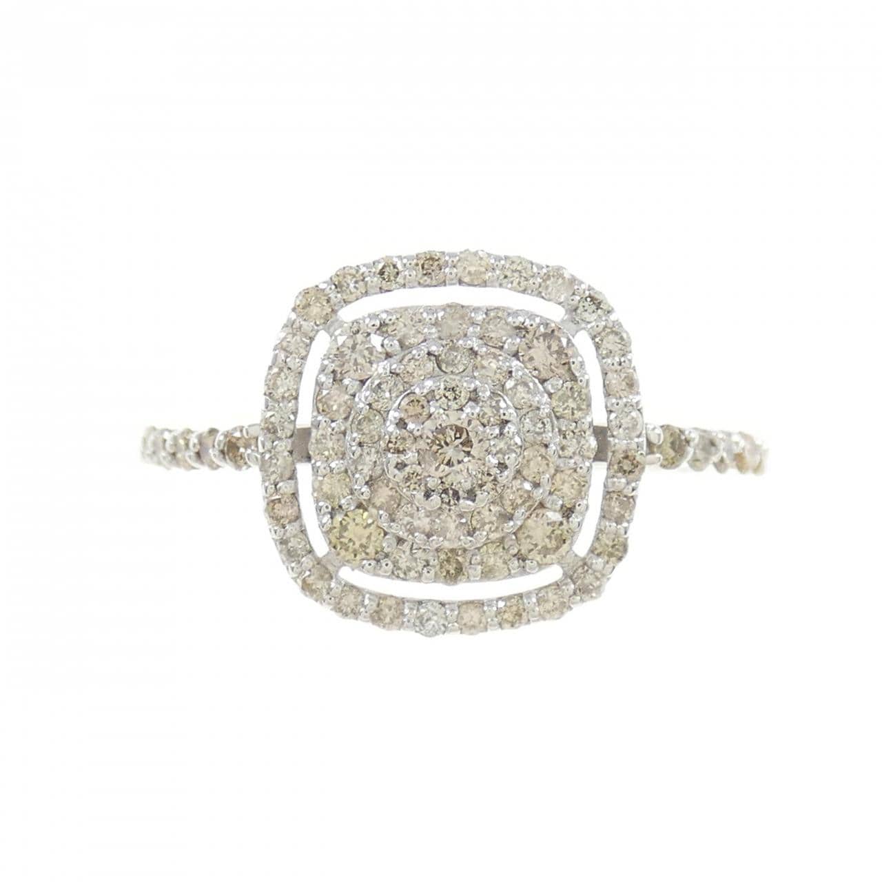 K18WG ダイヤモンド リング 0.40CT