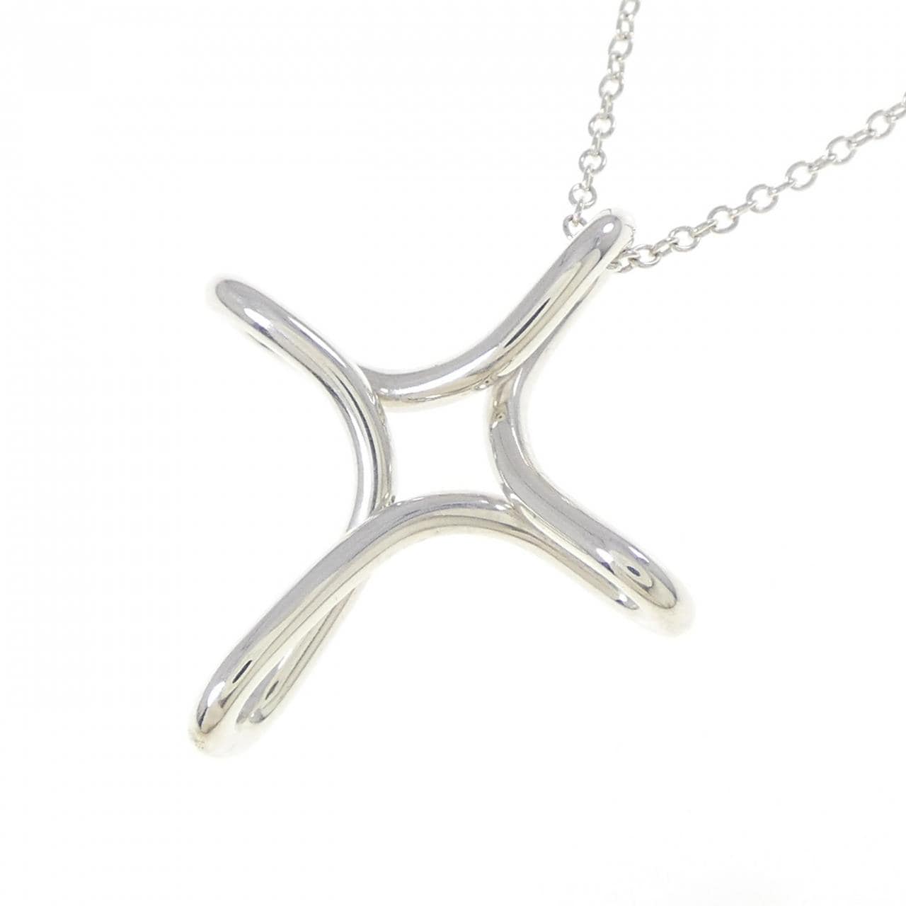 ティファニー インフィニティ クロス ネックレス