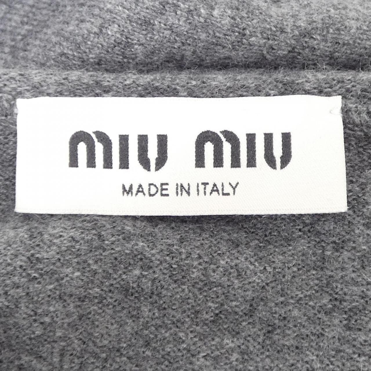 ミュウミュウ MIU MIU カシミヤ タンクドレス MMA921 SOOO 19DJ ワンピース