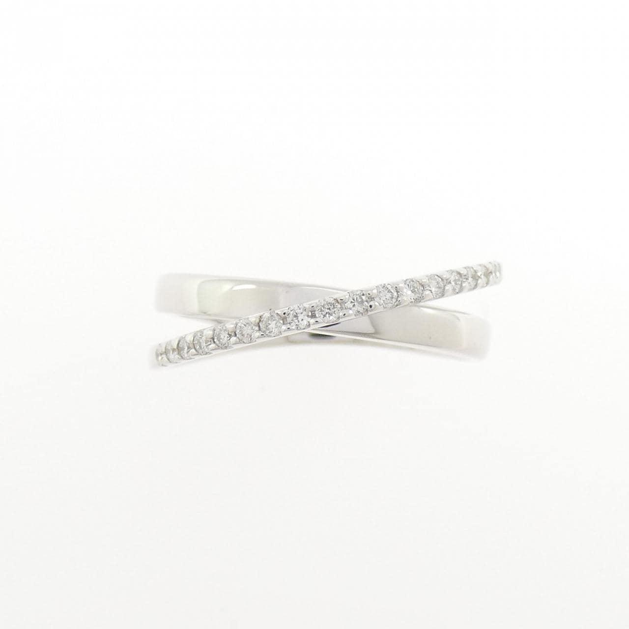 K18WG ダイヤモンド リング 0.16CT