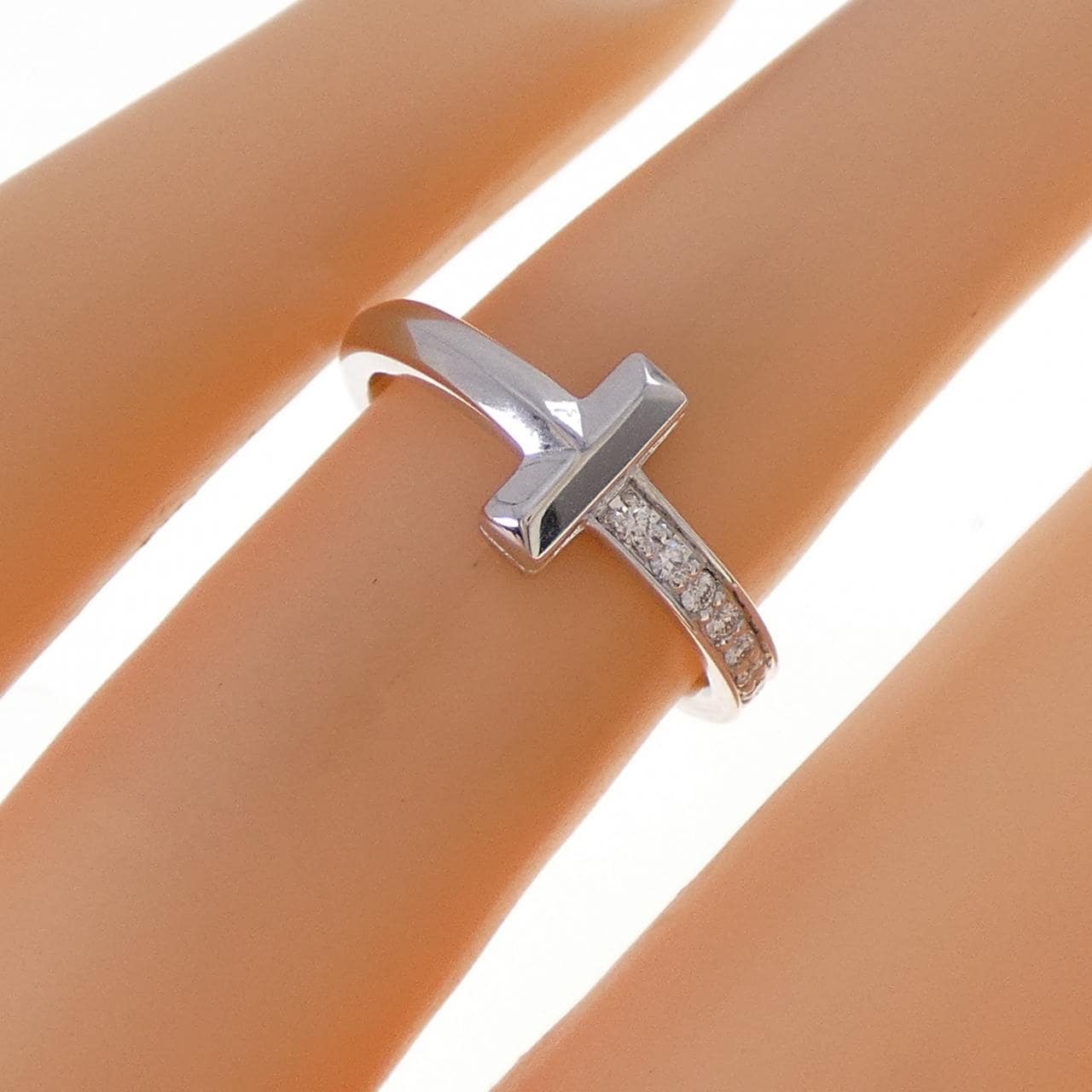 ティファニー Tワン リング 0.07CT