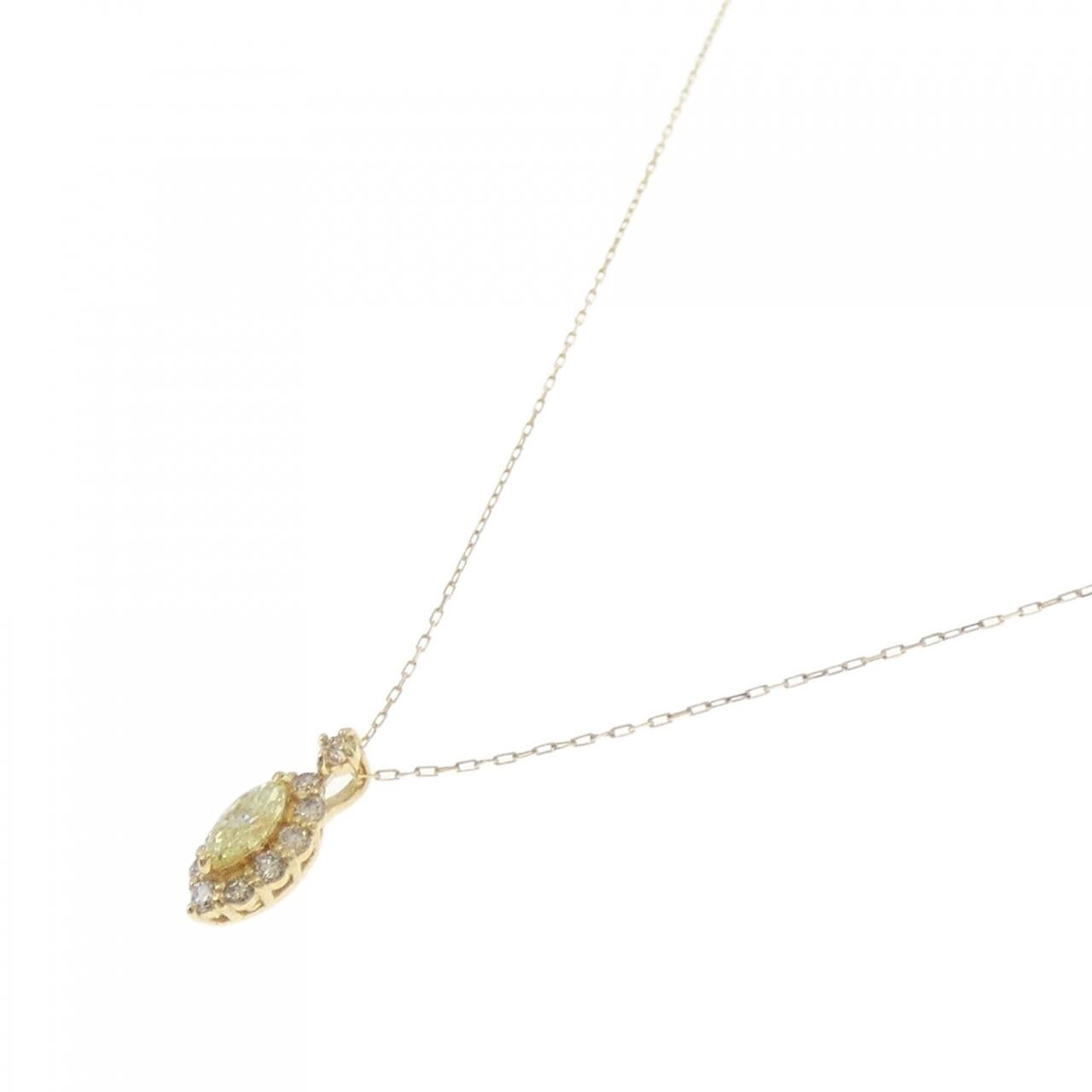 【新品】K18YG ダイヤモンド ネックレス 0.20CT