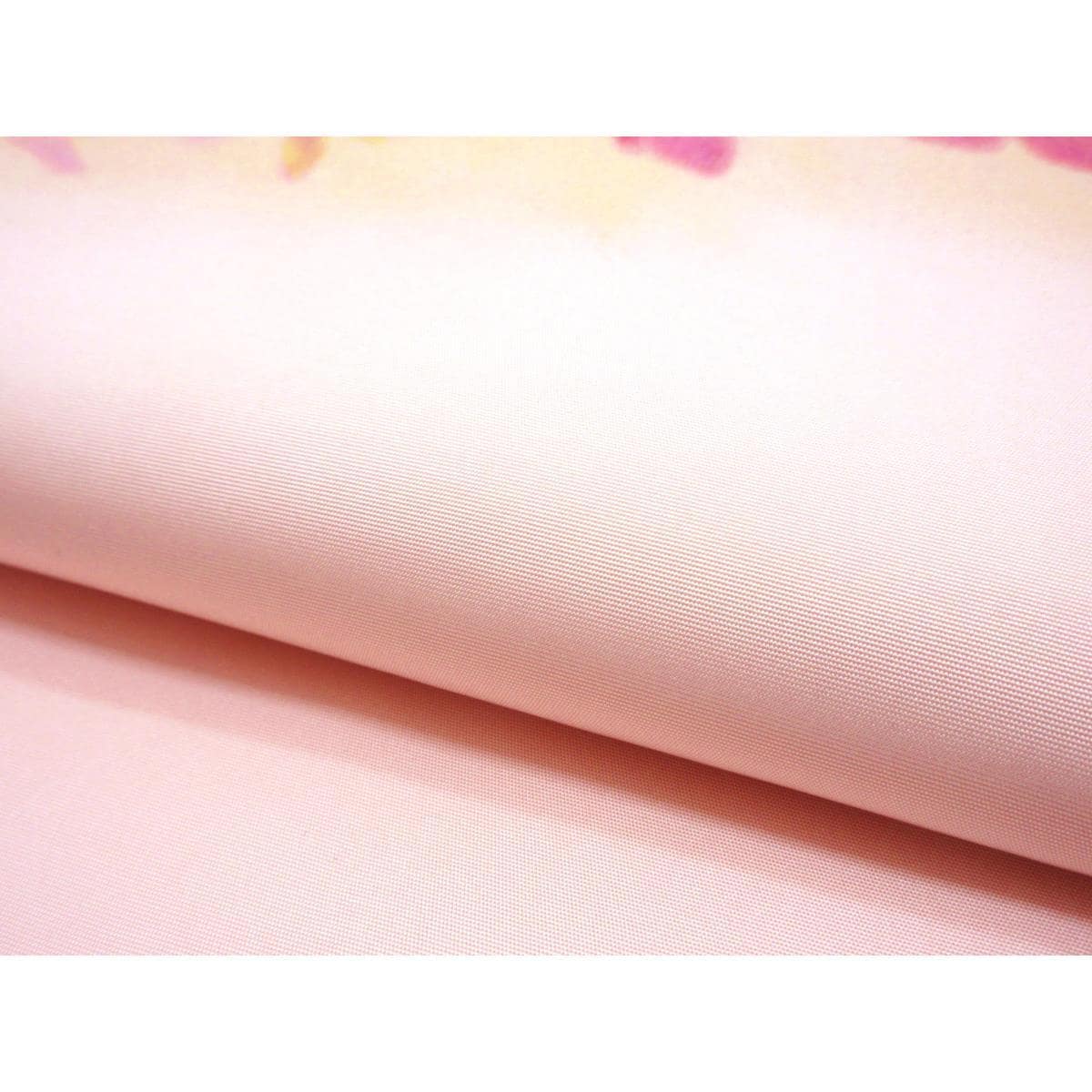 名古屋帯　塩瀬染帯　友禅金彩加工