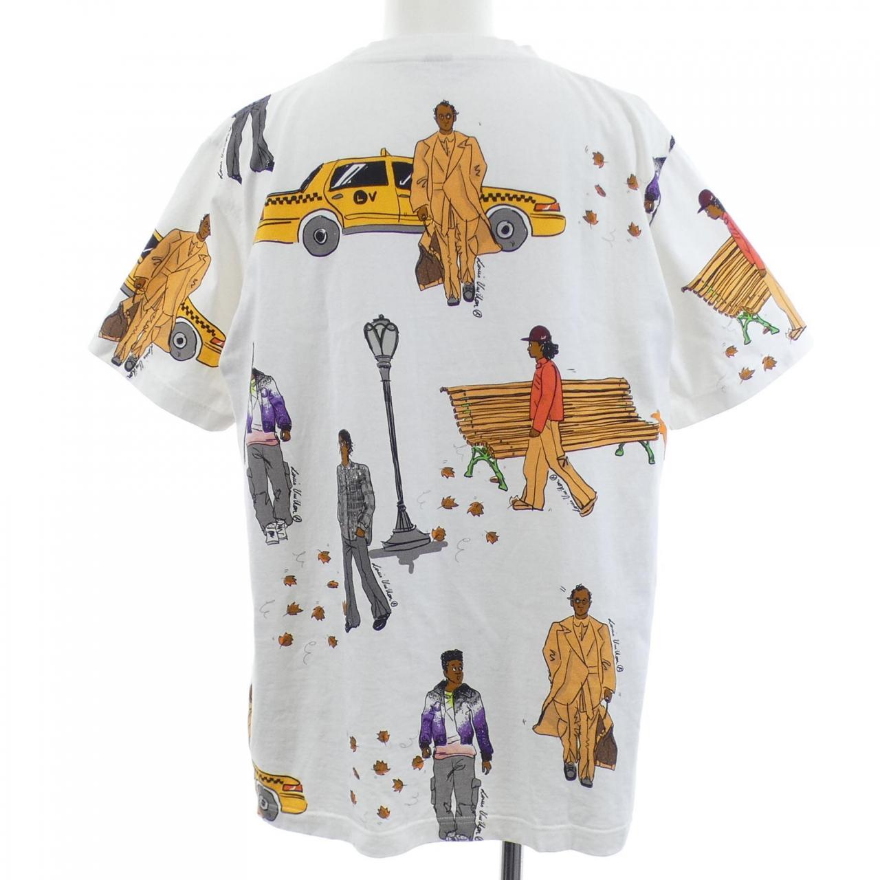 ルイヴィトン LOUIS VUITTON ニューウォーカーズプリント HHY91WNPG Tシャツ