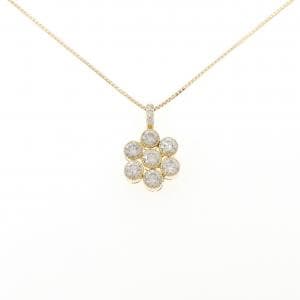 K18YG ダイヤモンド ネックレス 1.00CT