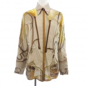 エルメス HERMES PROJECTS CARRES sh200 ツイルレーヌ. シャツ