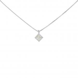 K18WG ダイヤモンド ネックレス 0.25CT