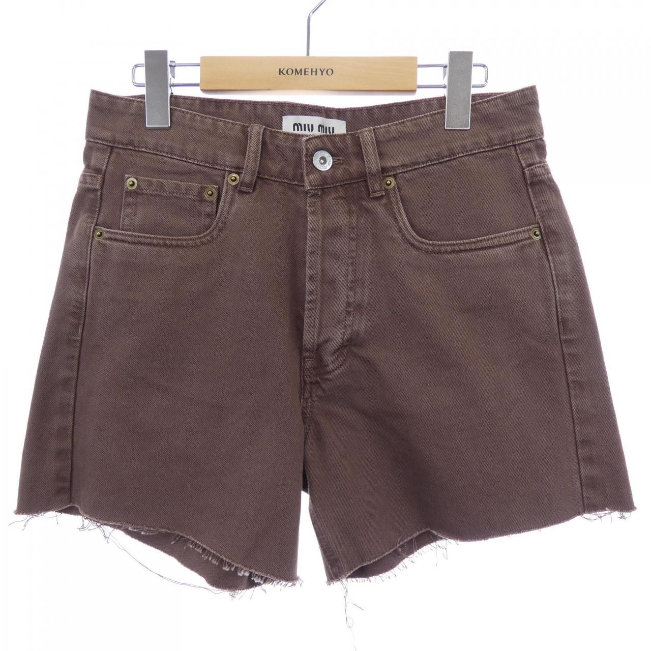 MIU MIU Miu logo GWP553 SOOO 1565 shorts