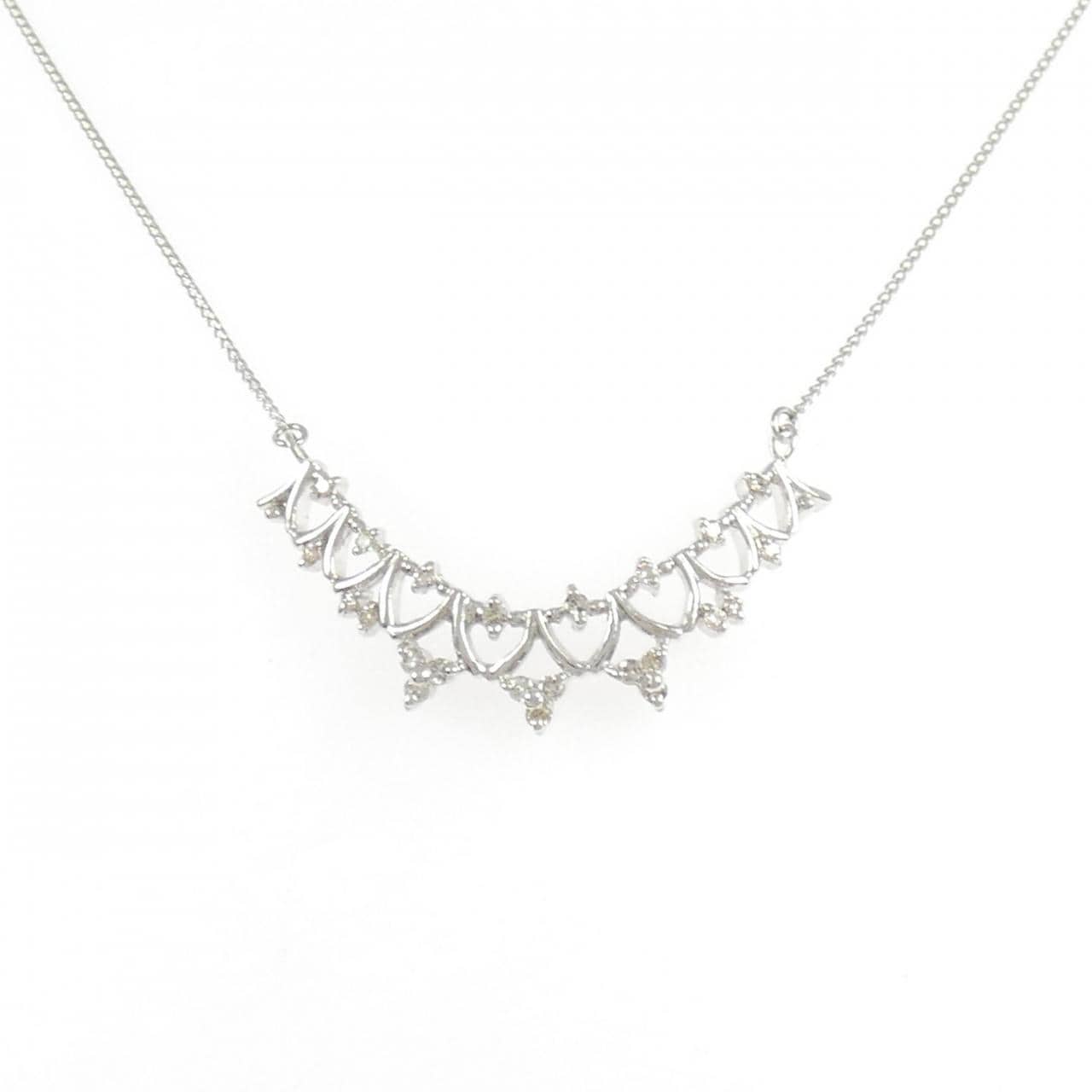 PT850 ダイヤモンド ネックレス 0.29CT