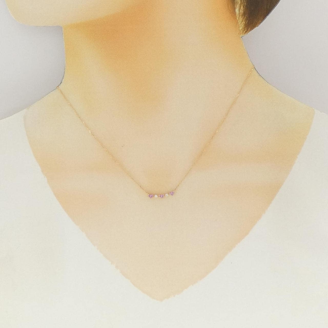 ポンテヴェキオ サファイヤ ネックレス 0.07CT