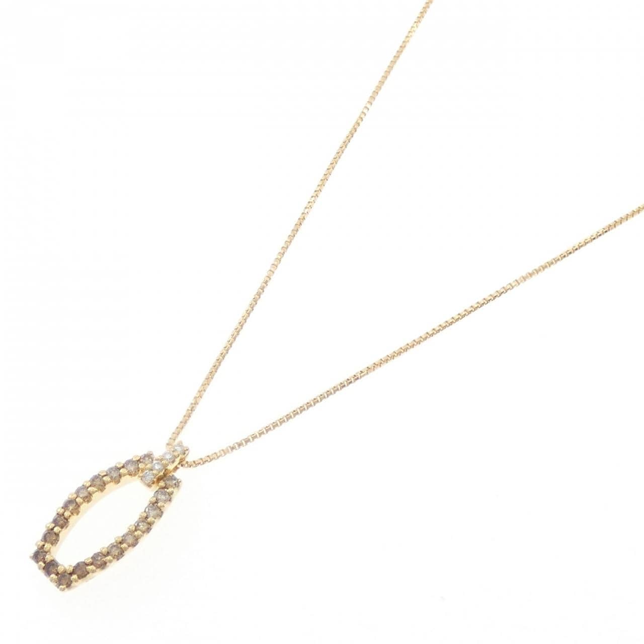 K18YG ダイヤモンド ネックレス 0.30CT