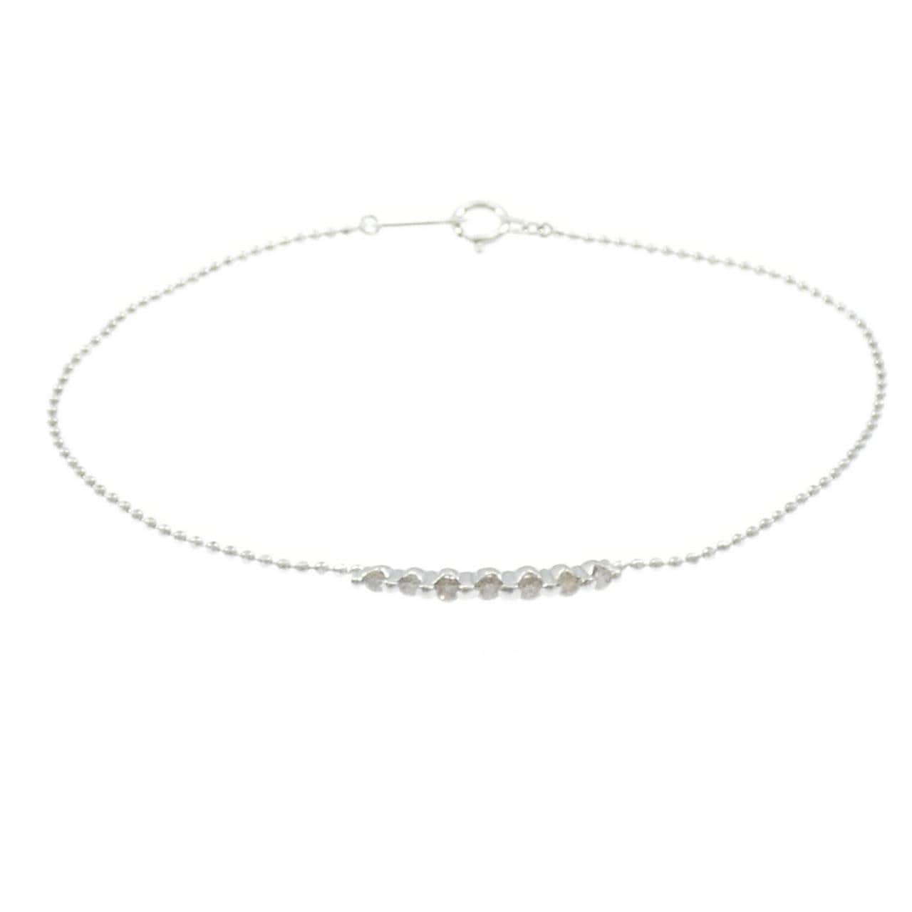 K18WG ダイヤモンド ブレスレット 0.30CT