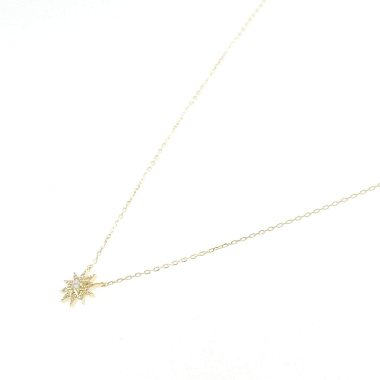 STAR JEWELRY Sunburst Necklace 0.04CT