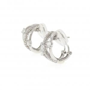 K18WG ダイヤモンド ピアス/イヤリング 1.00CT
