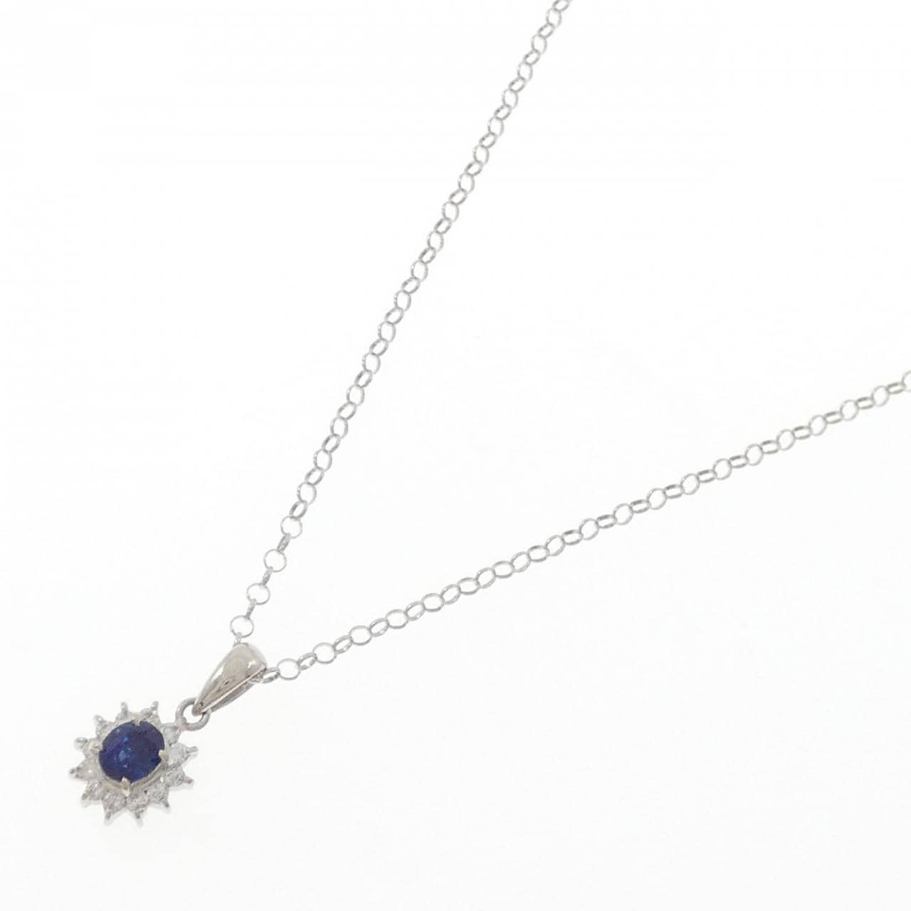 PT900/PT850 サファイヤ ネックレス 0.38CT