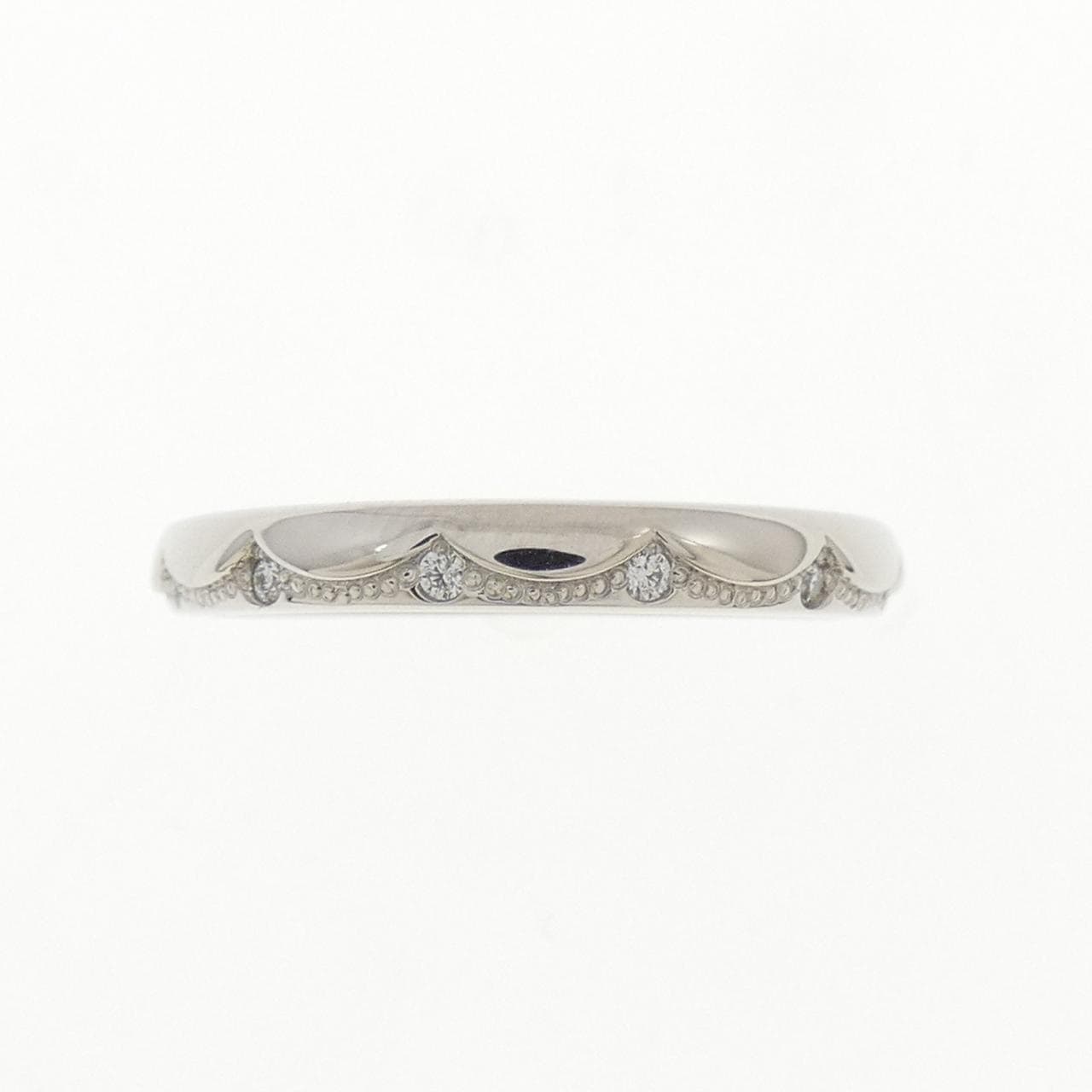 PT950 ダイヤモンド リング 0.040CT