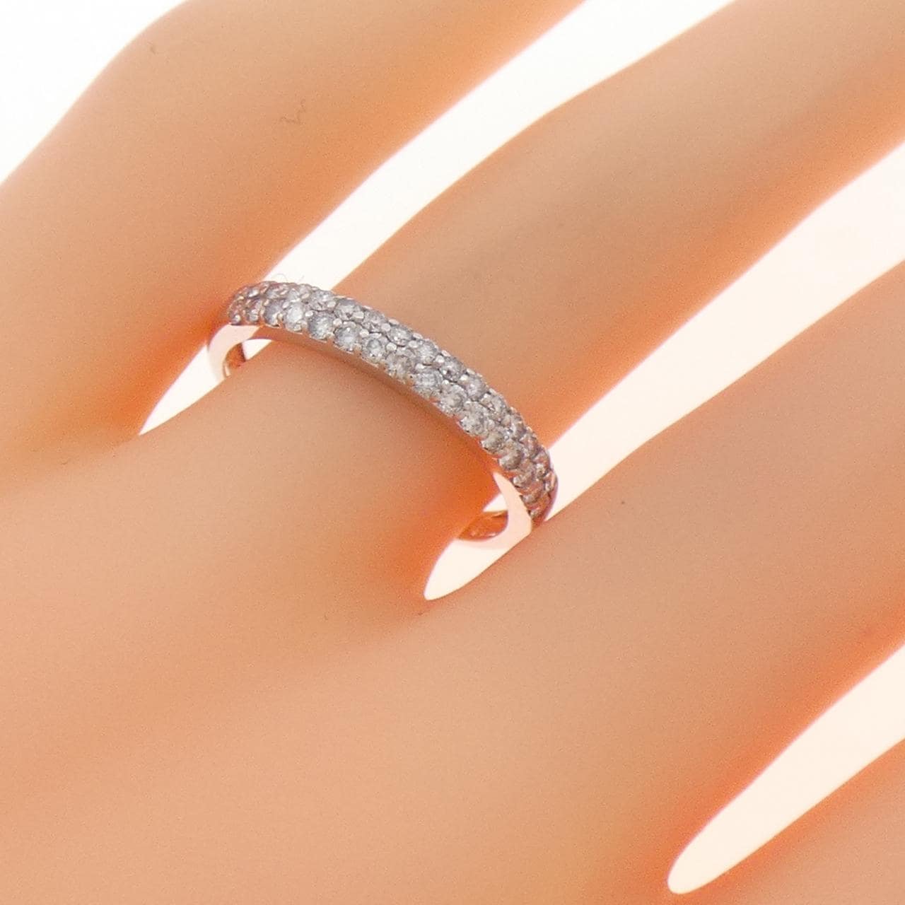 K18WG ダイヤモンド リング 0.40CT