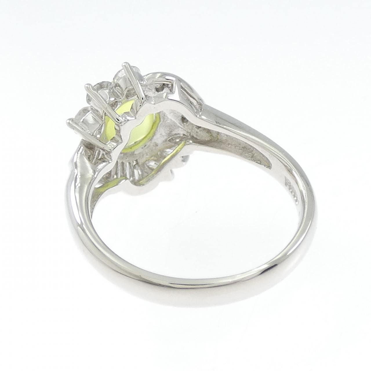 PT900 クリソベリルキャッツアイ リング 1.66CT