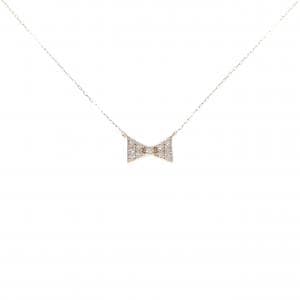 【新品】K18PG ダイヤモンド ネックレス 0.10CT