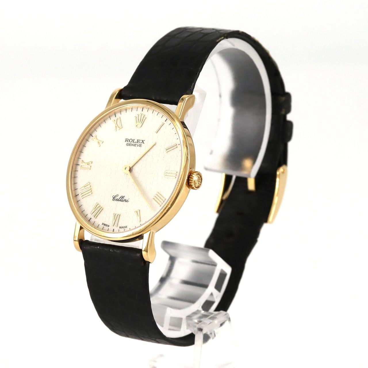 【ノーメンテナンス特価】ロレックス チェリーニ YG 5112/8 YG 手巻 N番