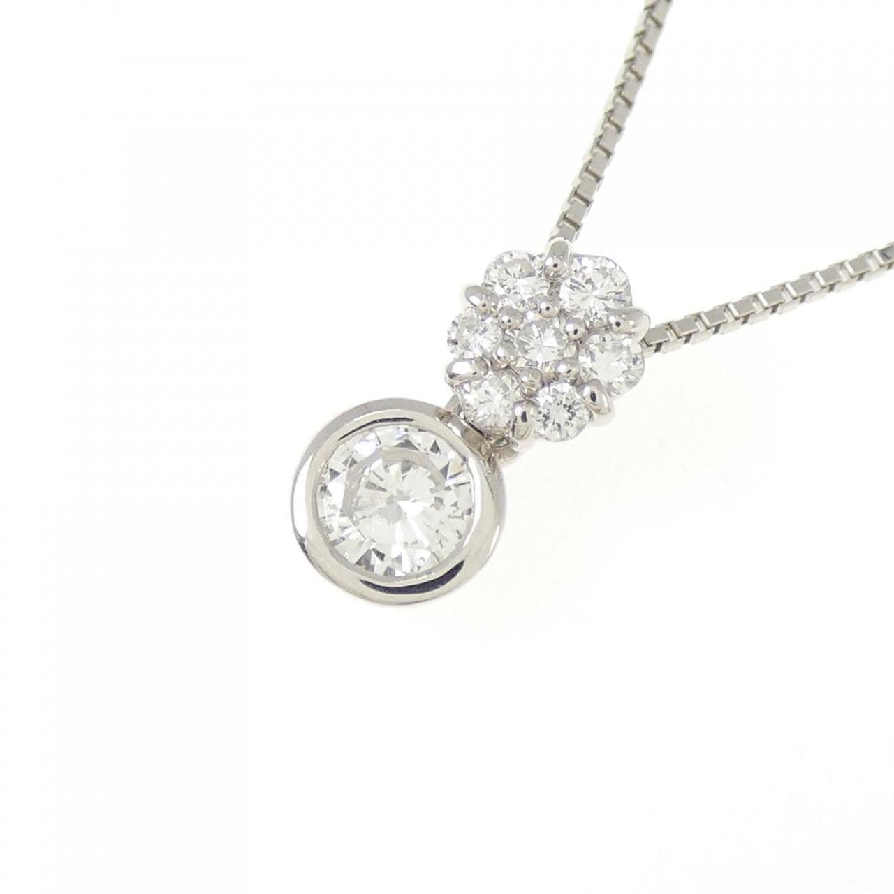 PT900/PT850 ダイヤモンド ネックレス 0.27CT